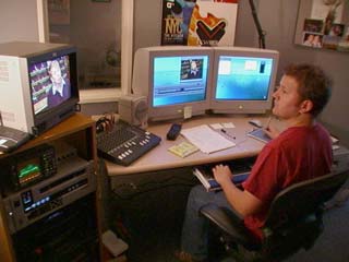 image: Zero One's edit suite